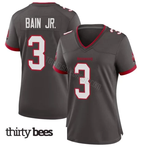 Rueben Bain Jr. ＃3 Tampa Bay Buccaneers Women's Game Pewter Alternate Jersey