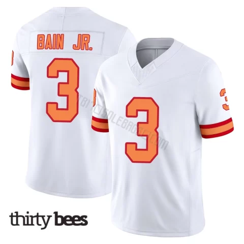 Rueben Bain Jr. ＃3 Tampa Bay Buccaneers Youth Limited White '76 Vapor F.U.S.E. Jersey