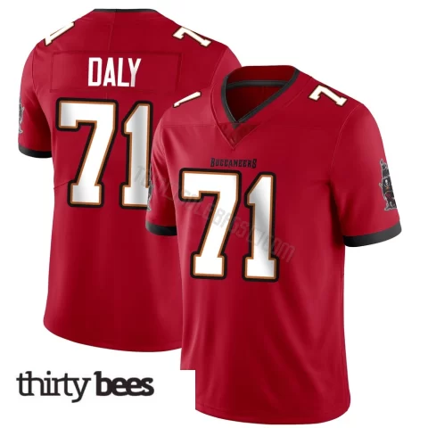 Scott Daly ＃71 Tampa Bay Buccaneers Youth Limited Red Team Color Vapor Untouchable Jersey