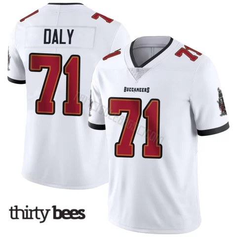 Scott Daly ＃71 Tampa Bay Buccaneers Youth Limited White Vapor Untouchable Jersey