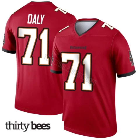 Scott Daly ＃71 Tampa Bay Buccaneers Youth Legend Red Jersey