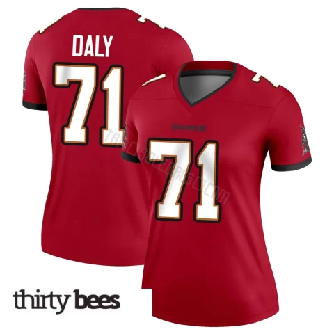 Scott Daly ＃71 Tampa Bay Buccaneers Women's Legend Red Jersey
