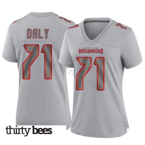 Scott Daly ＃71 Tampa Bay Buccaneers Women's Game Gray Atmosphere Fashion Jersey