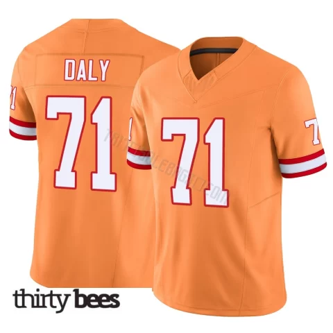 Scott Daly ＃71 Tampa Bay Buccaneers Youth Limited Orange Vapor F.U.S.E. Jersey
