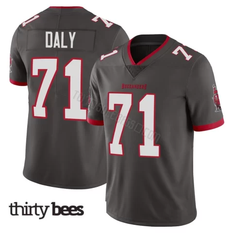 Scott Daly ＃71 Tampa Bay Buccaneers Youth Limited Pewter Alternate Vapor Jersey