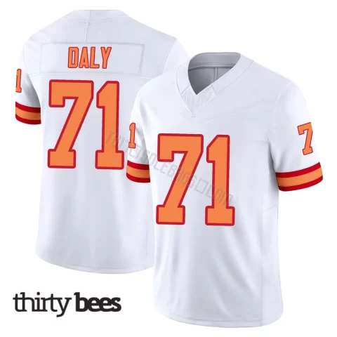 Scott Daly ＃71 Tampa Bay Buccaneers Youth Limited White '76 Vapor F.U.S.E. Jersey