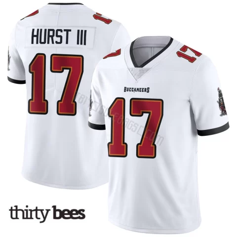 Ted Hurst III ＃17 Tampa Bay Buccaneers Men's Limited White Vapor Untouchable Jersey