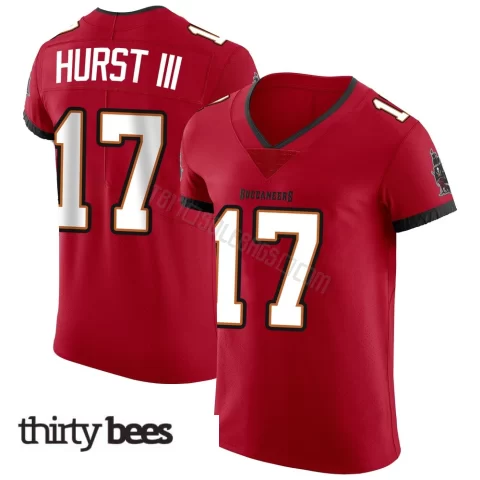 Ted Hurst III ＃17 Tampa Bay Buccaneers Men's Elite Red Vapor Jersey