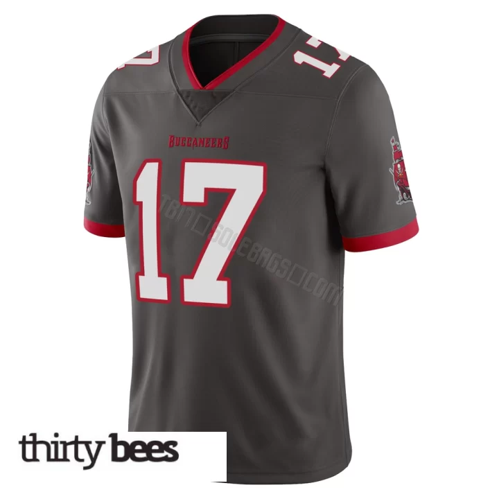 Ted Hurst III ＃17 Tampa Bay Buccaneers Men's Limited Pewter Alternate Vapor Jersey