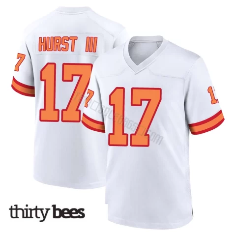 Ted Hurst III ＃17 Tampa Bay Buccaneers Men's Game White '76 Jersey