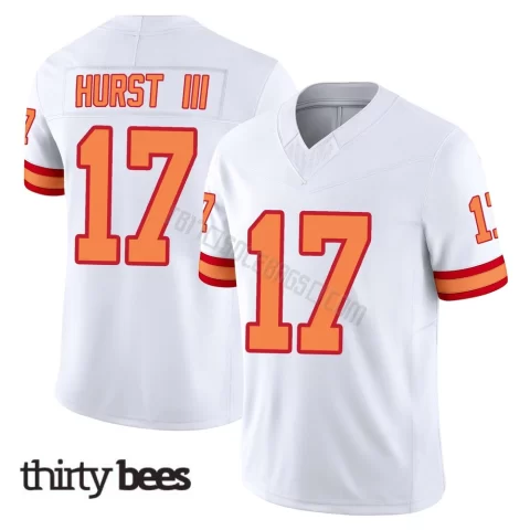 Ted Hurst III ＃17 Tampa Bay Buccaneers Men's Limited White '76 Vapor F.U.S.E. Jersey