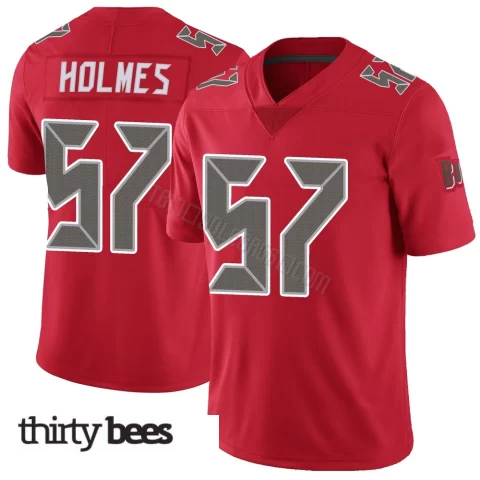 Yasir Holmes ＃57 Tampa Bay Buccaneers Youth Limited Red Color Rush Jersey