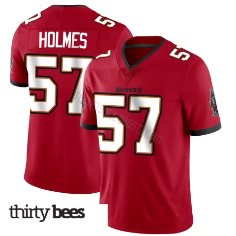 Yasir Holmes ＃57 Tampa Bay Buccaneers Youth Limited Red Team Color Vapor Untouchable Jersey