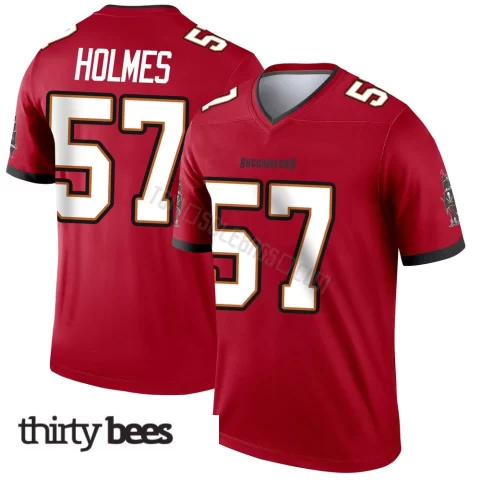 Yasir Holmes ＃57 Tampa Bay Buccaneers Men's Legend Red Jersey
