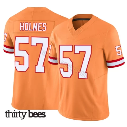 Yasir Holmes ＃57 Tampa Bay Buccaneers Youth Limited Orange Vapor F.U.S.E. Jersey