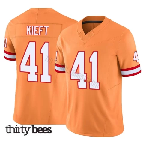 Ko Kieft ＃41 Tampa Bay Buccaneers Men's Limited Orange Vapor F.U.S.E. Jersey