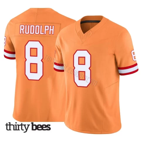 Kyle Rudolph ＃8 Tampa Bay Buccaneers Men's Limited Orange Vapor F.U.S.E. Jersey
