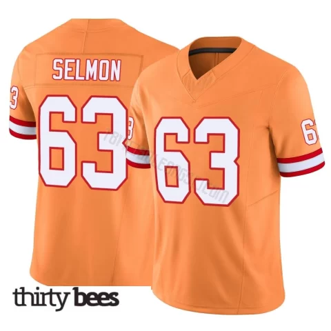 Lee Roy Selmon ＃63 Tampa Bay Buccaneers Men's Limited Orange Vapor F.U.S.E. Jersey