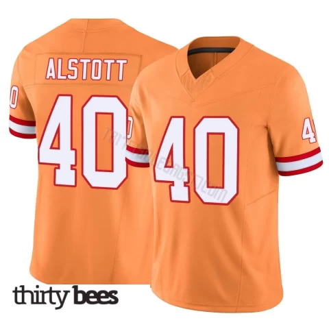 Mike Alstott ＃40 Tampa Bay Buccaneers Youth Limited Orange Vapor F.U.S.E. Jersey