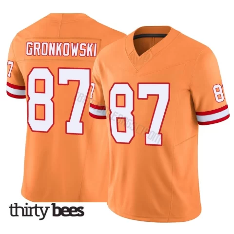 Rob Gronkowski ＃87 Tampa Bay Buccaneers Youth Limited Orange Vapor F.U.S.E. Jersey
