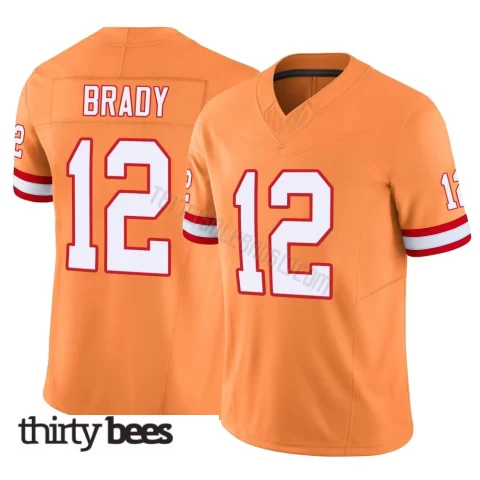 Tom Brady ＃12 Tampa Bay Buccaneers Youth Limited Orange Vapor F.U.S.E. Jersey
