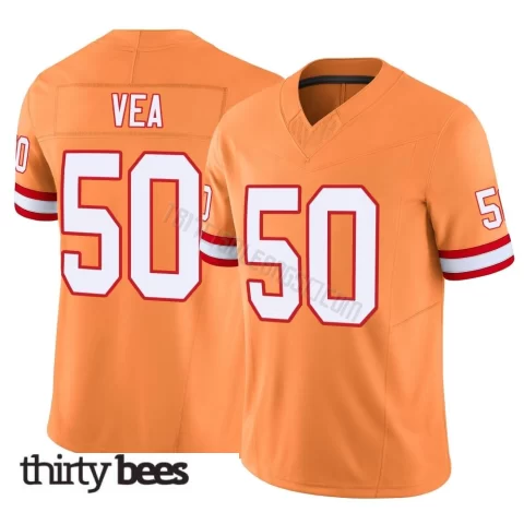 Vita Vea ＃50 Tampa Bay Buccaneers Youth Limited Orange Vapor F.U.S.E. Jersey