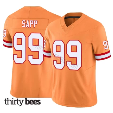 Warren Sapp ＃99 Tampa Bay Buccaneers Men's Limited Orange Vapor F.U.S.E. Jersey