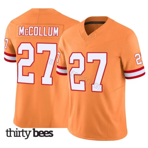 Zyon McCollum ＃27 Tampa Bay Buccaneers Men's Limited Orange Vapor F.U.S.E. Jersey