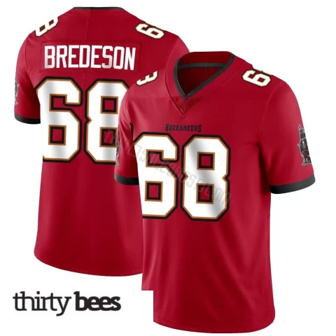 Ben Bredeson ＃68 Tampa Bay Buccaneers Youth Limited Red Team Color Vapor Untouchable Jersey