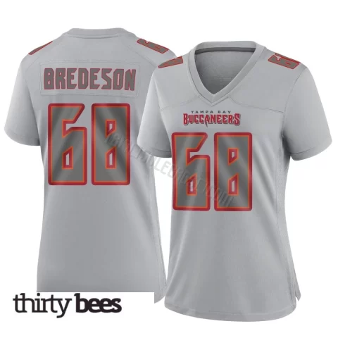 Ben Bredeson ＃68 Tampa Bay Buccaneers Women's Game Gray Atmosphere Fashion Jersey