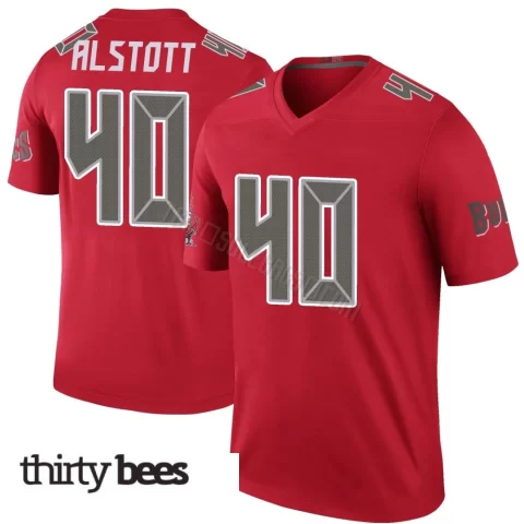 Mike Alstott ＃40 Tampa Bay Buccaneers Youth Legend Red Color Rush Jersey