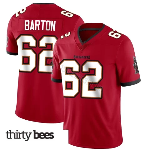Graham Barton ＃62 Tampa Bay Buccaneers Youth Limited Red Team Color Vapor Untouchable Jersey