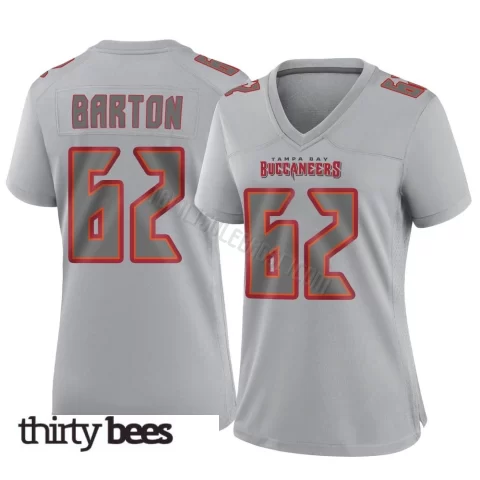 Graham Barton ＃62 Tampa Bay Buccaneers Women's Game Gray Atmosphere Fashion Jersey