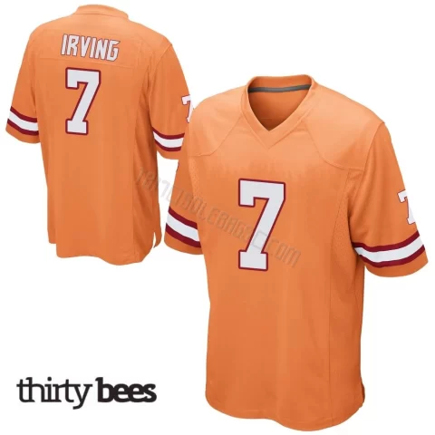 Bucky Irving ＃7 Tampa Bay Buccaneers Men's Game Orange Alternate Jersey