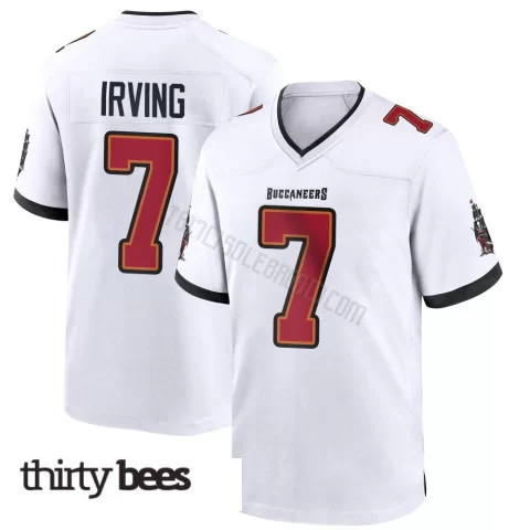 Bucky Irving ＃7 Tampa Bay Buccaneers Men's Game White Jersey