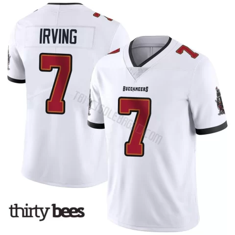 Bucky Irving ＃7 Tampa Bay Buccaneers Men's Limited White Vapor Untouchable Jersey