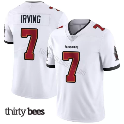 Bucky Irving ＃7 Tampa Bay Buccaneers Youth Limited White Vapor Untouchable Jersey