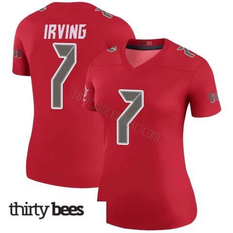 Bucky Irving ＃7 Tampa Bay Buccaneers Women's Legend Red Color Rush Jersey
