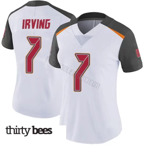 Bucky Irving ＃7 Tampa Bay Buccaneers Women's Limited White Vapor Untouchable Jersey