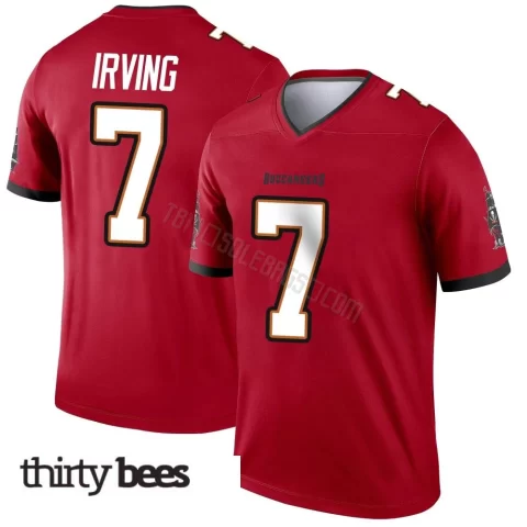 Bucky Irving ＃7 Tampa Bay Buccaneers Youth Legend Red Jersey