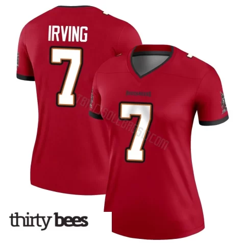 Bucky Irving ＃7 Tampa Bay Buccaneers Women's Legend Red Jersey