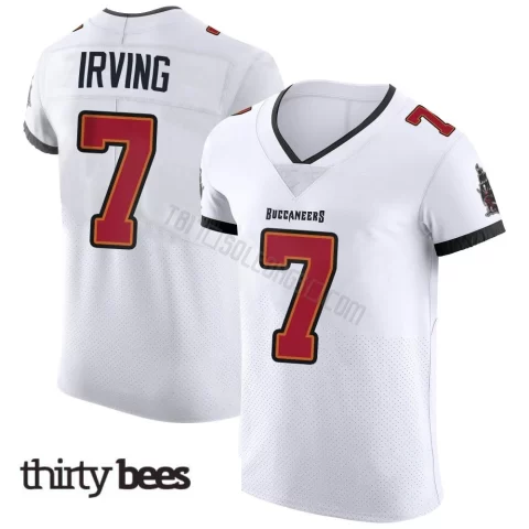Bucky Irving ＃7 Tampa Bay Buccaneers Men's Elite White Vapor Jersey