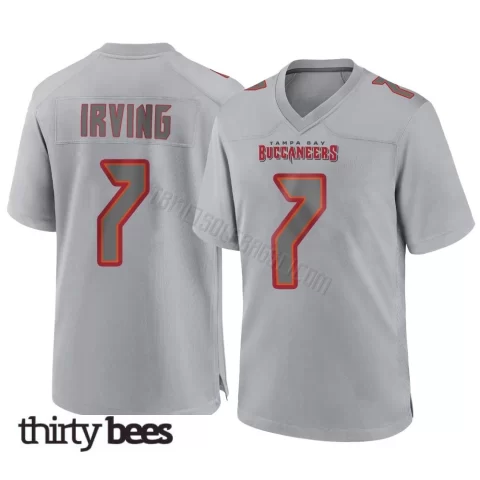 Bucky Irving ＃7 Tampa Bay Buccaneers Men's Game Gray Atmosphere Fashion Jersey