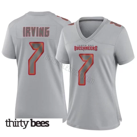 Bucky Irving ＃7 Tampa Bay Buccaneers Women's Game Gray Atmosphere Fashion Jersey