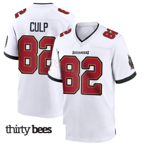 Devin Culp ＃82 Tampa Bay Buccaneers Youth Game White Jersey