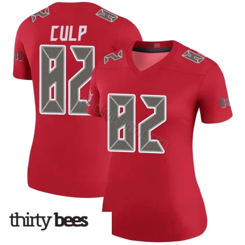 Devin Culp ＃82 Tampa Bay Buccaneers Women's Legend Red Color Rush Jersey