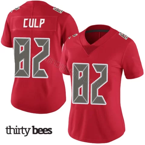 Devin Culp ＃82 Tampa Bay Buccaneers Women's Limited Red Team Color Vapor Untouchable Jersey