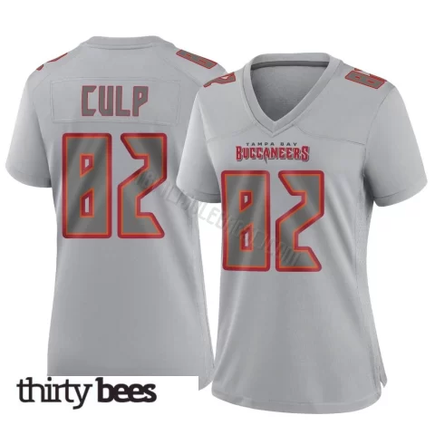 Devin Culp ＃82 Tampa Bay Buccaneers Women's Game Gray Atmosphere Fashion Jersey