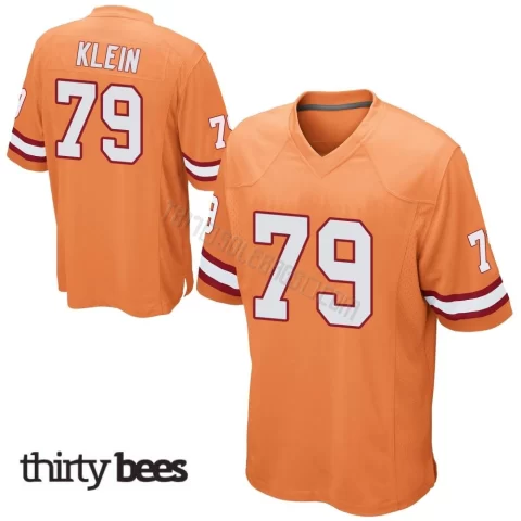 Elijah Klein ＃79 Tampa Bay Buccaneers Men's Game Orange Alternate Jersey