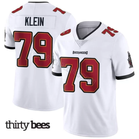 Elijah Klein ＃79 Tampa Bay Buccaneers Men's Limited White Vapor Untouchable Jersey